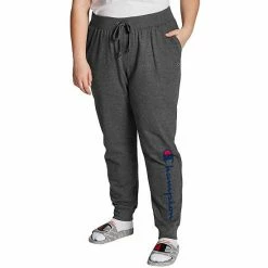Plus Size Champion® Powerblend Fleece Graphic Joggers Rich Purple -Champion shop unnamed file 1315