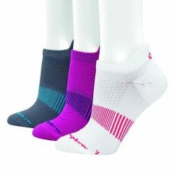 Women's Champion® 3-Pack Sport Heel Tab No-Show Socks #CHWS19 Purple