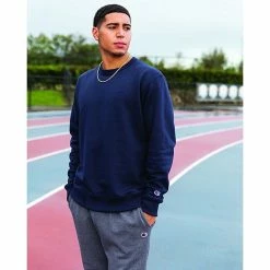 Men's Champion® Fleece Powerblend Sweatshirt Cargo Olive -Champion shop unnamed file 135