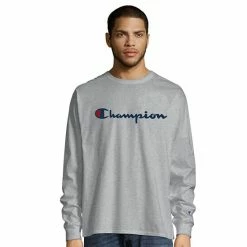 Men's Champion® Long Sleeve Logo Graphic Tee Bright Royal -Champion shop unnamed file 1354