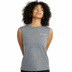 Women's Champion® Powerblend Muscle Tank Black -Champion shop unnamed file 1366