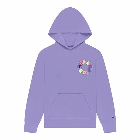 Girls 7-16 Champion® Big Bubble Circle Graphic Fleece Hoodie Gray Girls 7-16 Champion® Big Bubble Circle Graphic Fleece Hoodie Gray -Champion shop unnamed file 1374