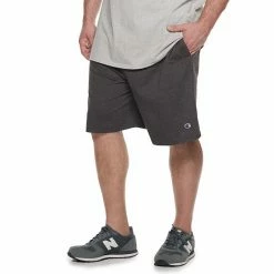 Big & Tall Champion® Solid Lounge Shorts Oxford Gray -Champion shop unnamed file 1384
