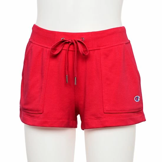 Women's Champion® Campus French Terry Shorts Cheerful Red Women's Champion® Campus French Terry Shorts Cheerful Red -Champion shop unnamed file 1435