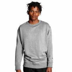 Men's Champion® Fleece Powerblend Sweatshirt Cargo Olive -Champion shop unnamed file 144