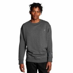 Men's Champion® Fleece Powerblend Sweatshirt Cargo Olive -Champion shop unnamed file 145