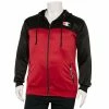 Big & Tall Champion® Full-Zip Fleece Hoodie Black Red -Champion shop unnamed file 1455