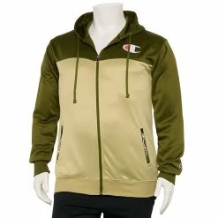 Big & Tall Champion® Full-Zip Fleece Hoodie Black Red -Champion shop unnamed file 1459