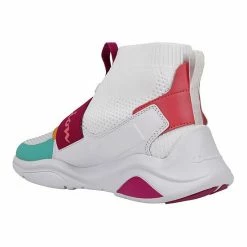 Champion® Lady Legend V CB Women's High-Top Shoes White Scarlet -Champion shop unnamed file 1483