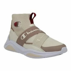Champion® Lady Legend V CB Women's High-Top Shoes White Scarlet -Champion shop unnamed file 1491