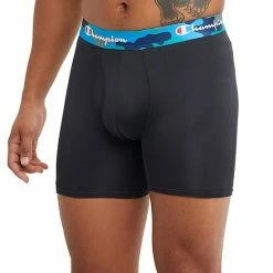 Men's Champion 3-Pack Total Support Pouch Lightweight Stretch Boxer Brief Black Grey -Champion shop unnamed file 1548