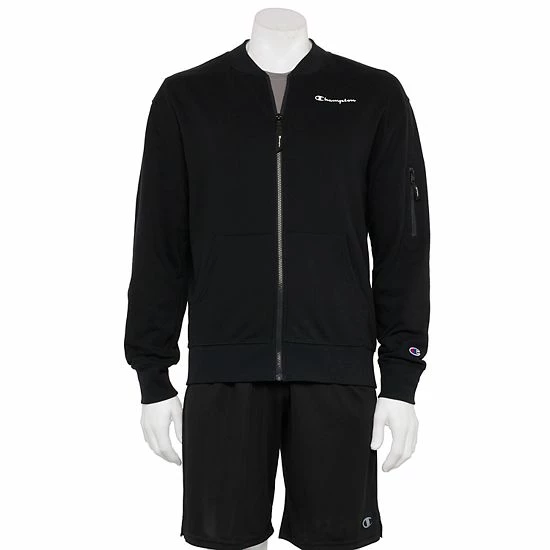 Men's Champion® French-Terry Fleece Bomber Jacket Black Men's Champion® French-Terry Fleece Bomber Jacket Black -Champion shop unnamed file 1554