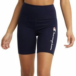 Women's Champion® Authentic High-Waisted Bike Shorts Strawberry Rouge -Champion shop unnamed file 1560