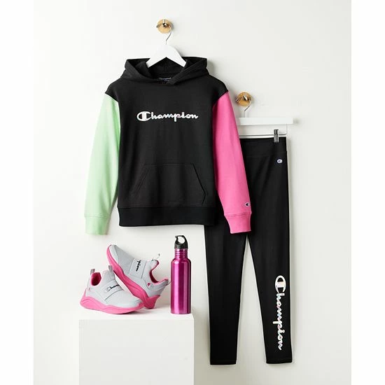 Girls 7-16 Champion® Color Block Fleece Hoodie Blue Girls 7-16 Champion® Color Block Fleece Hoodie Blue -Champion shop unnamed file 1574