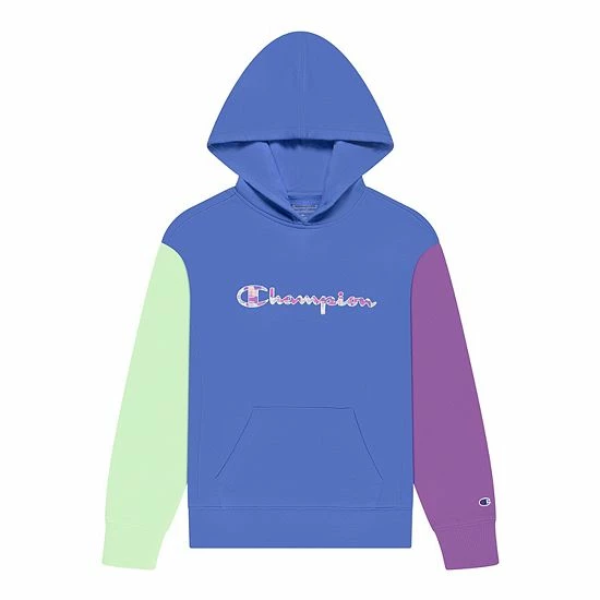 Girls 7-16 Champion® Color Block Fleece Hoodie Blue Girls 7-16 Champion® Color Block Fleece Hoodie Blue -Champion shop unnamed file 1575