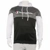 Big & Tall Champion® Colorblock Fleece Hoodie Black White Heather -Champion shop unnamed file 1591