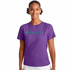 Women's Champion® Classic Graphic Tee Light Sea Green -Champion shop unnamed file 1615