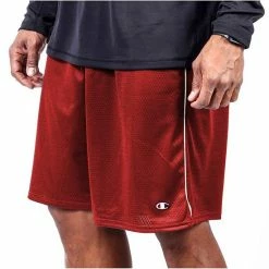 Big & Tall Champion® Mesh Shorts Cardinal Red -Champion shop unnamed file 1627