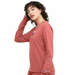 Women's Champion® Classic Graphic Tee Sheer Pale Pink -Champion shop unnamed file 1672