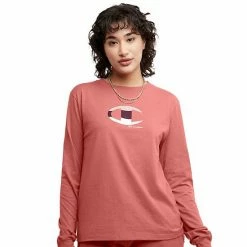 Women's Champion® Classic Graphic Tee Sheer Pale Pink -Champion shop unnamed file 1674