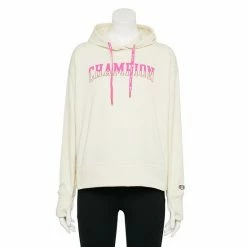 Women's Champion® Game Day Graphic Hoodie Natural -Champion shop unnamed file 1724
