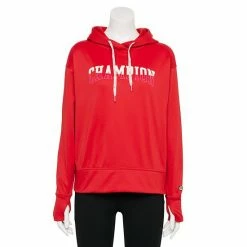 Women's Champion® Game Day Graphic Hoodie Natural -Champion shop unnamed file 1726