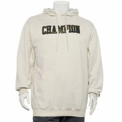 Big & Tall Champion® Powerblend Applique Camo Hoodie Black