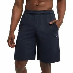 Men's Champion® 10-Inch Powerblend Fleece Shorts Oxford Gray -Champion shop unnamed file 1775