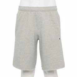 Men's Champion® 10-Inch Powerblend Fleece Shorts Oxford Gray -Champion shop unnamed file 1777