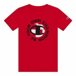 Boys 8-20 Champion® Check Circles Tee Scarlet -Champion shop unnamed file 1888