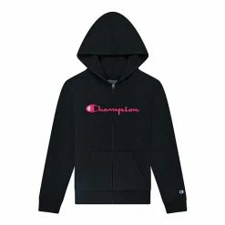 Girls 7-16 Champion® Classic Script Fleece Hoodie Blue Mist -Champion shop unnamed file 1941
