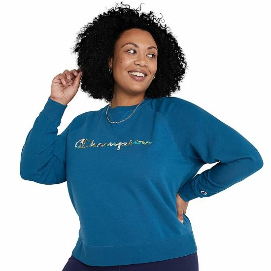 Plus Size Champion® French Terry Crewneck Sweatshirt Inari 3 Plus Size Champion® French Terry Crewneck Sweatshirt Inari