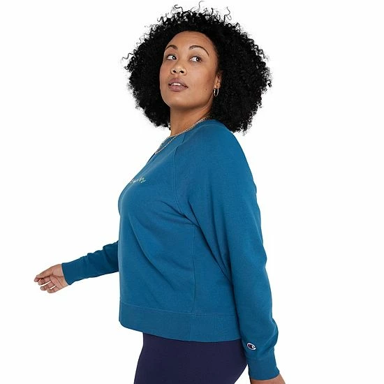 Plus Size Champion® French Terry Crewneck Sweatshirt Inari 4 Plus Size Champion® French Terry Crewneck Sweatshirt Inari - Image 2