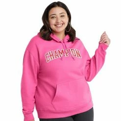 Plus Size Champion® Powerblend Fleece Hoodie White Oxford Gray Hthr -Champion shop unnamed file 1957