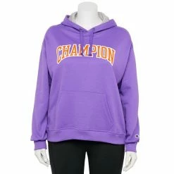 Plus Size Champion® Powerblend Fleece Hoodie White Oxford Gray Hthr -Champion shop unnamed file 1958