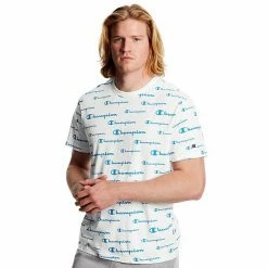 Men's Champion® Sportstyle Logo Tee C Jumble Oxford Gray -Champion shop unnamed file 1977