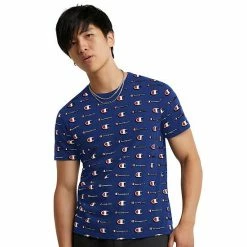 Men's Champion® Sportstyle Logo Tee C Jumble Oxford Gray -Champion shop unnamed file 1981