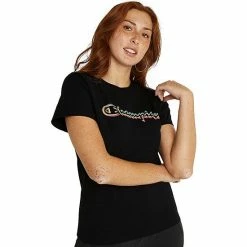 Women's Champion® Graphic Tee Black -Champion shop unnamed file 2018