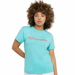 Women's Champion® Graphic Tee Black -Champion shop unnamed file 2021