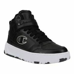 Champion® Drome Kids' High-Top Shoes Black White Storm -Champion shop unnamed file 2087