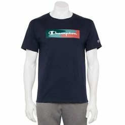 Men's Champion® Framed Script Graphic Tee Navy