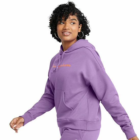 Women's Champion® Powerblend Relaxed Fleece Hoodie Creative Mauve Women's Champion® Powerblend Relaxed Fleece Hoodie Creative Mauve -Champion shop unnamed file 213