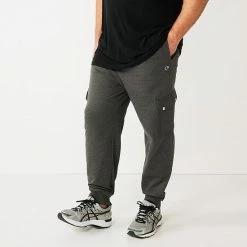 Big & Tall Champion® Cargo Sweatpants Navy -Champion shop unnamed file 2143