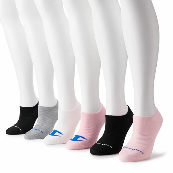 Women's Champion® Super Low No Show Sock 6-Pack CH509 - Size 9-11 3 Women's Champion® Super Low No Show Sock 6-Pack CH509 - Size 9-11