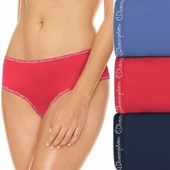 Women's Champion® 3-Pack Microfiber Hipster Panty Set CH41M3 A2ve Blue Red -Champion shop unnamed file 2187