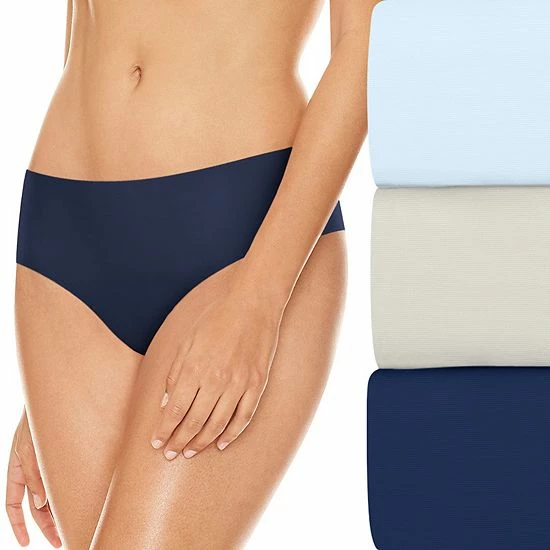 Women's Champion® Free Cut Cheeky Hipster Panty CH41F3 Aqbi Blue Gray Navy 5 Women's Champion® Free Cut Cheeky Hipster Panty CH41F3 Aqbi Blue Gray Navy - Image 3