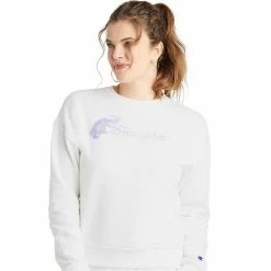Women's Champion® Powerblend Relaxed Crewneck Sweatshirt White -Champion shop unnamed file 2300