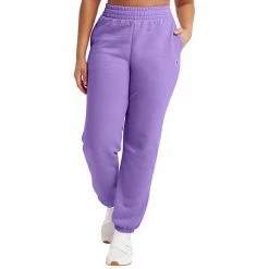 Women's Champion® Powerblend Boyfriend Fleece Sweatpants Black -Champion shop unnamed file 2306