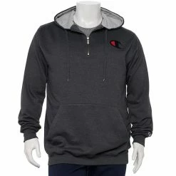 Big & Tall Champion® 1/4-Zip Hoodie Red 5 Big & Tall Champion® 1/4-Zip Hoodie Red -Champion shop unnamed file 2322