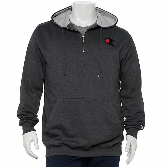 Big & Tall Champion® 1/4-Zip Hoodie Red Big & Tall Champion® 1/4-Zip Hoodie Red -Champion shop unnamed file 2322